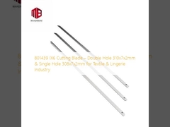 801439 Ostrze tnące IX6 – Podwójny otwór 310x7x2mm i pojedynczy otwór 308x7x2mm dla przemysłu tekstylnego i bieliźniarskiego