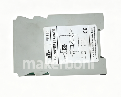 A23 62995 Wzmacniacz izolacji sygnału, moduł we/wy 0–10 V, moduł na szynę DIN 19–255 V AC/DC